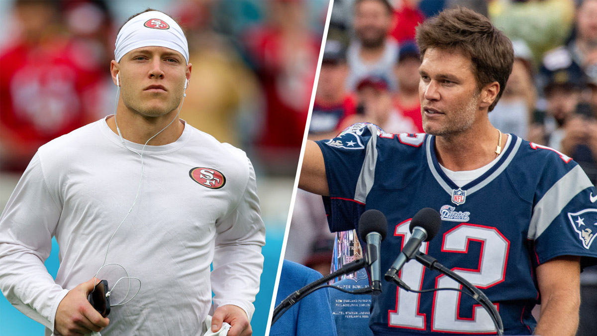 Tom Brady, 49ers’tan Christian McCaffrey’in NFL MVP’si (NBC Sports Bay Area & California) için favori olduğuna inanıyor