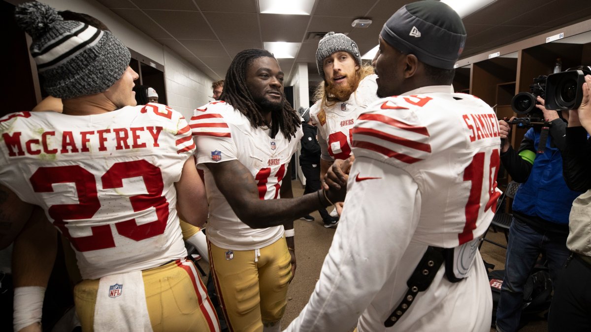 Why Christian McCaffrey credits 49ers teammates for NFL rushing title ...