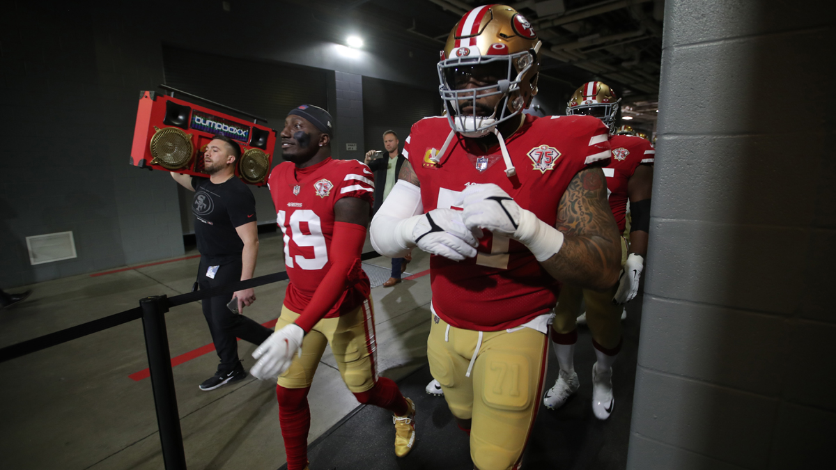 يخطط ترينت ويليامز لأغنية دخول ما قبل مباراة Bumpboxx الجديدة لفريق 49ers – NBC Sports Bay Area & California يخطط ترينت ويليامز لأغنية دخول ما قبل مباراة Bumpboxx الجديدة لفريق 49ers – NBC Sports Bay Area & California