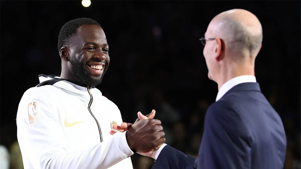 Adam Silver Addresses Draymond Green, Glad Warriors Star Is Back – NBC Sports Bay Area and California