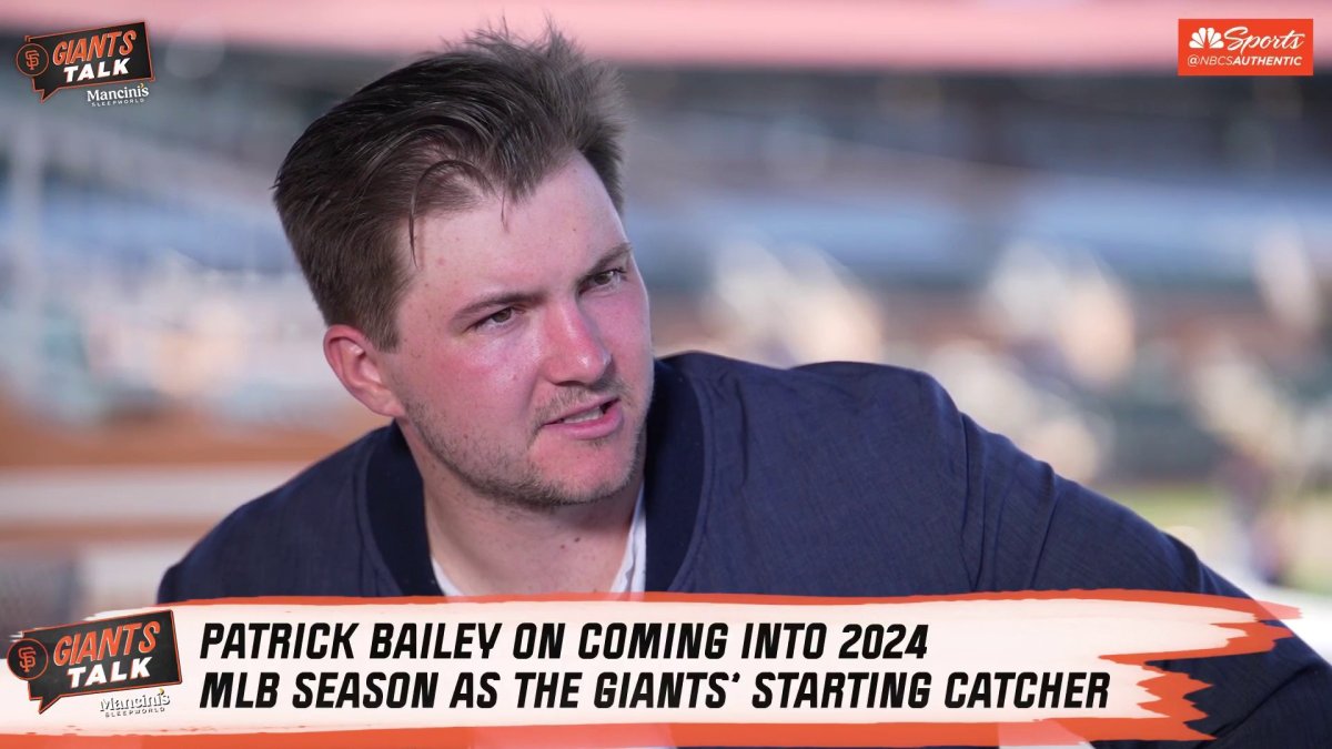 Giants’ Patrick Bailey on coming into 2024 season as starting catcher