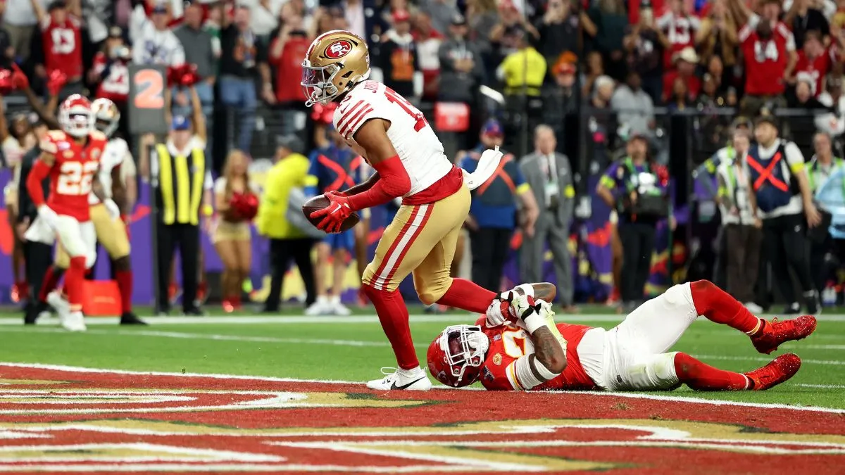 49ers’ Jauan Jennings joins Nick Foles in exclusive Super Bowl TD club ...