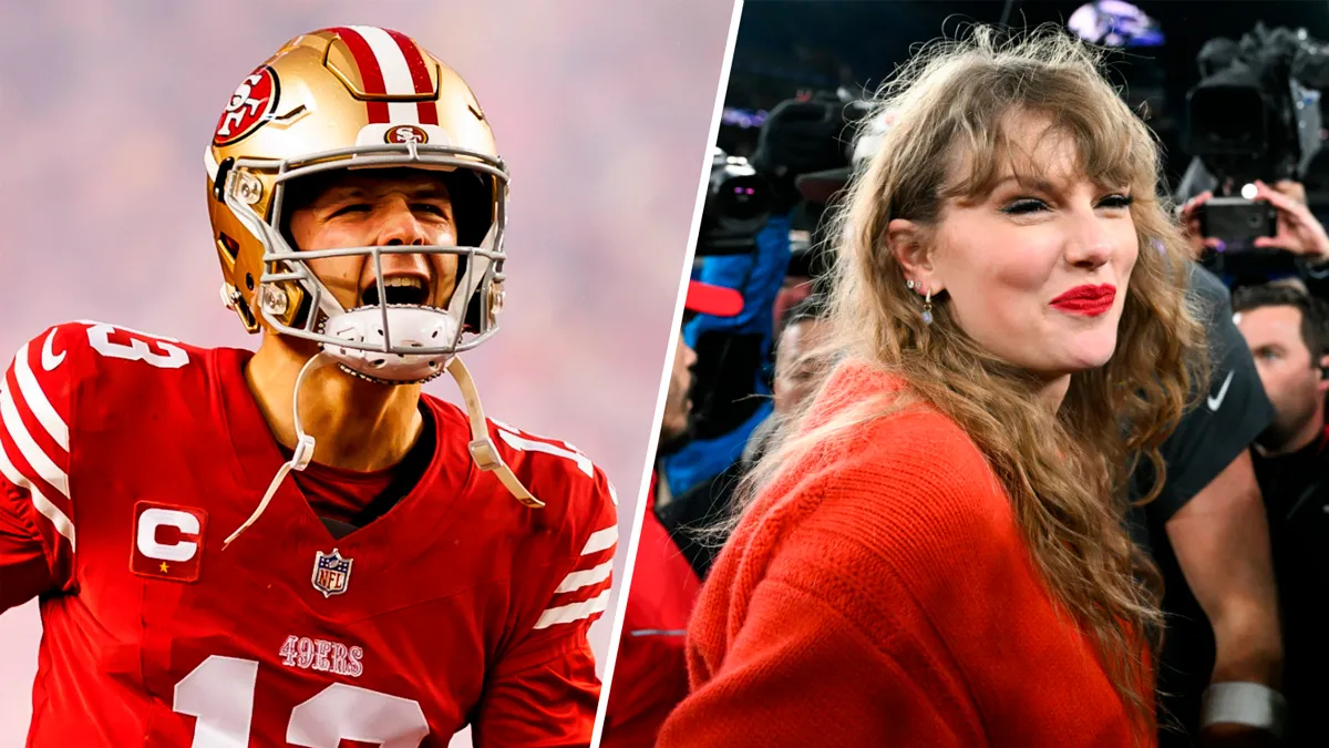 49ers QB Brock Purdy ready to disappoint Taylor Swift in Super Bowl 58 ...