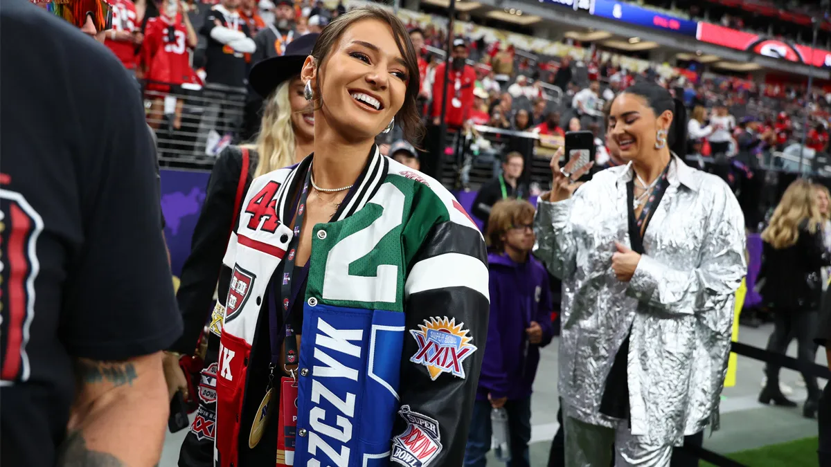 kristin juszczyk super bowl jacket