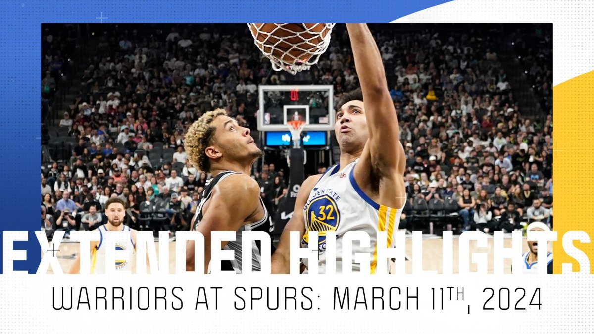 Warriors at Spurs Extended Highlights March 11th, 2024 NBC Sports