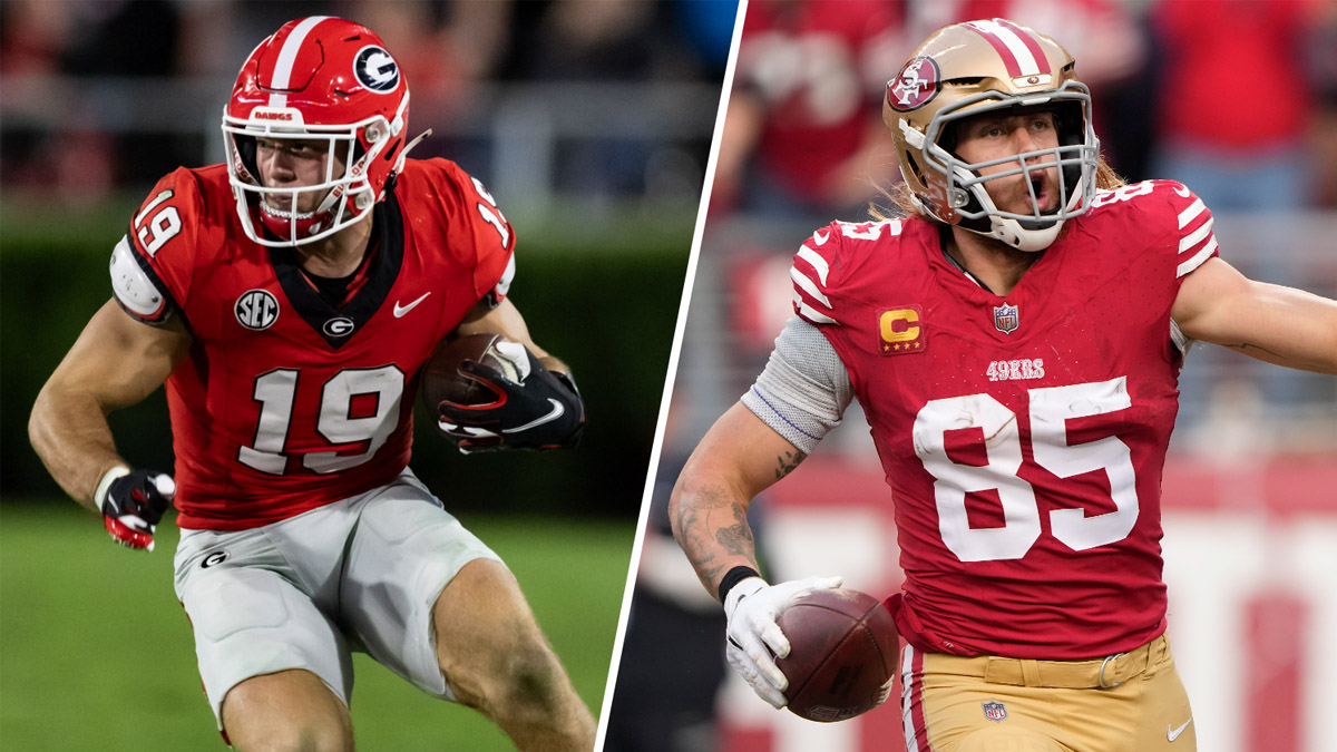 Napa product Brock Bowers watches, learns from 49ers TE Kittle NBC Sports Bay Area
