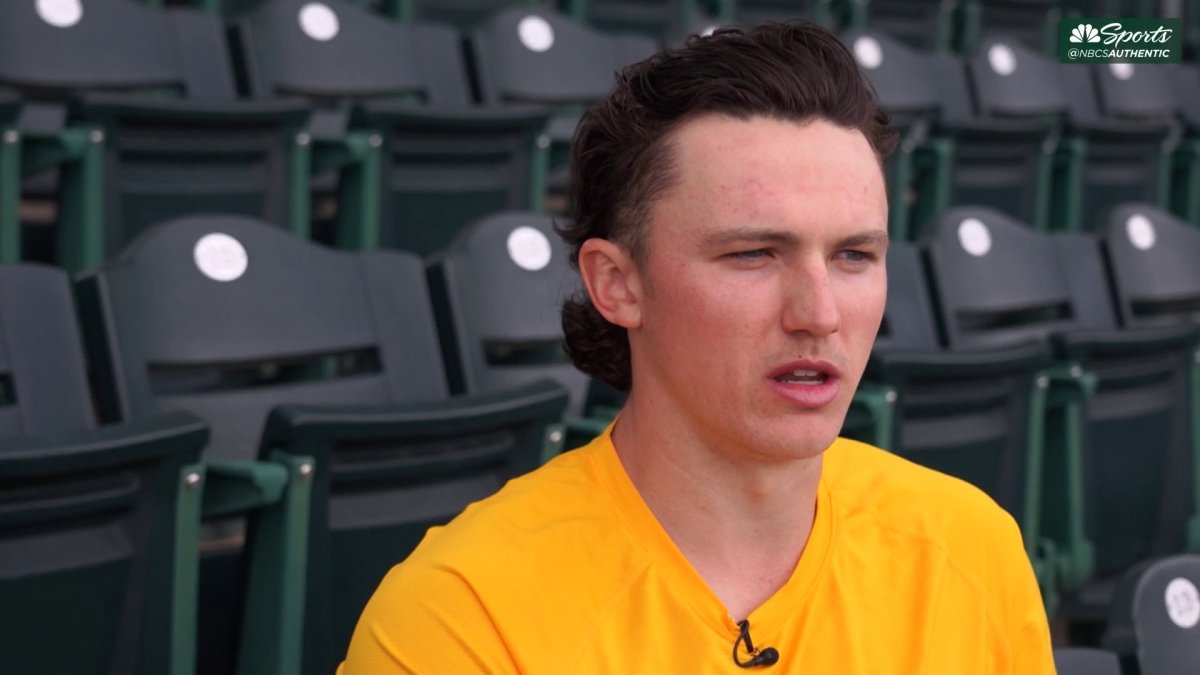 Zack Gelof reveals his first reaction to being called up by the A’s in ...