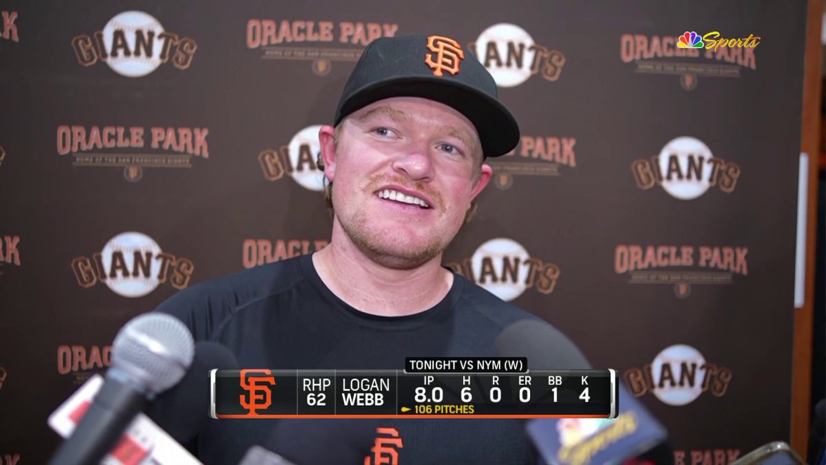 Logan Webb credits Giants’ defense after eight strong innings vs. Mets ...