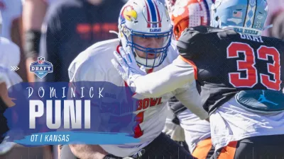 Watch 49ers third-round draft pick Dominick Puni's college highlights