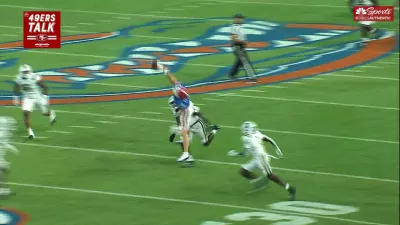 Pearsall breaks down his amazing one-handed catch vs. Charlotte