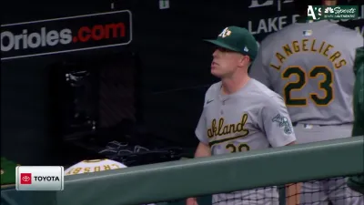 A's shut out on road in 7-0 loss to Orioles