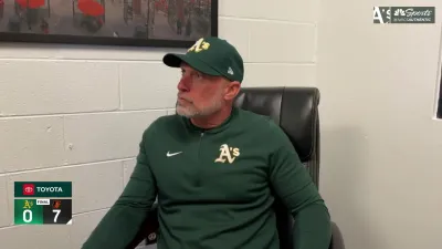 Kotsay reflects on Spears' outing in A's 7-0 loss to Orioles