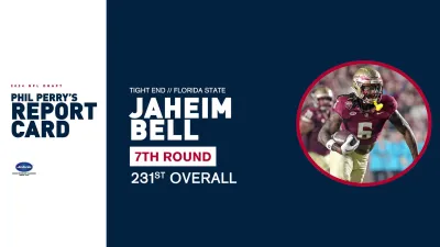 Perry's Draft Grade: 7th round pick Jaheim Bell