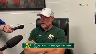 Kotsay thrilled with A's series win vs. Orioles