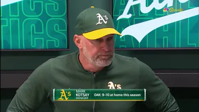 Kotsay calls A's offensive woes ‘moral of story' after loss to Marlins