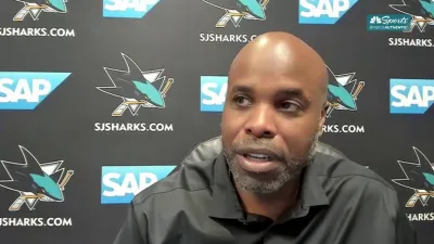 Grier excited for Sharks' opportunity to draft player like Celebrini