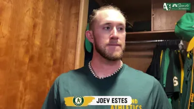 A's pitcher Estes reflects on first MLB win, feeling like he belongs
