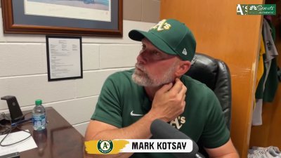 Kotsay believes A's played great vs. Astros despite walk-off loss
