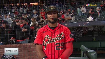 Matos praises teammates after 5-RBI performance in Giants' win over Rockies