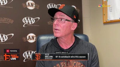 Melvin credits ‘key' at-bats for Giants' comeback win over Pirates