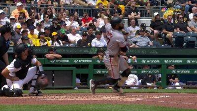 Ramos' solo homer in seventh inches Giants closer vs. Pirates