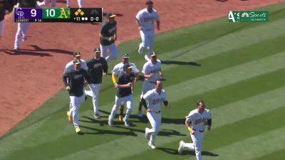 Soderstrom draws walk-off walk as A's rally to beat Rockies 10-9 in 11th