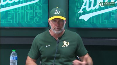 Kotsay discusses how comeback win speaks to A's fight, camaraderie