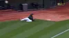 Watch A's ball boy make incredible diving stop, receive ovation
