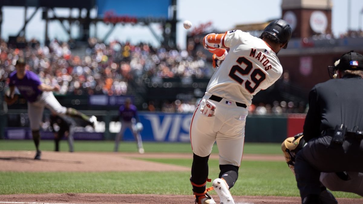 How Luis Matos made MLB history in Giants’ blowout win over Rockies