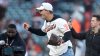 Watch 49ers QB Purdy throw out first pitch before Giants-Dodgers game