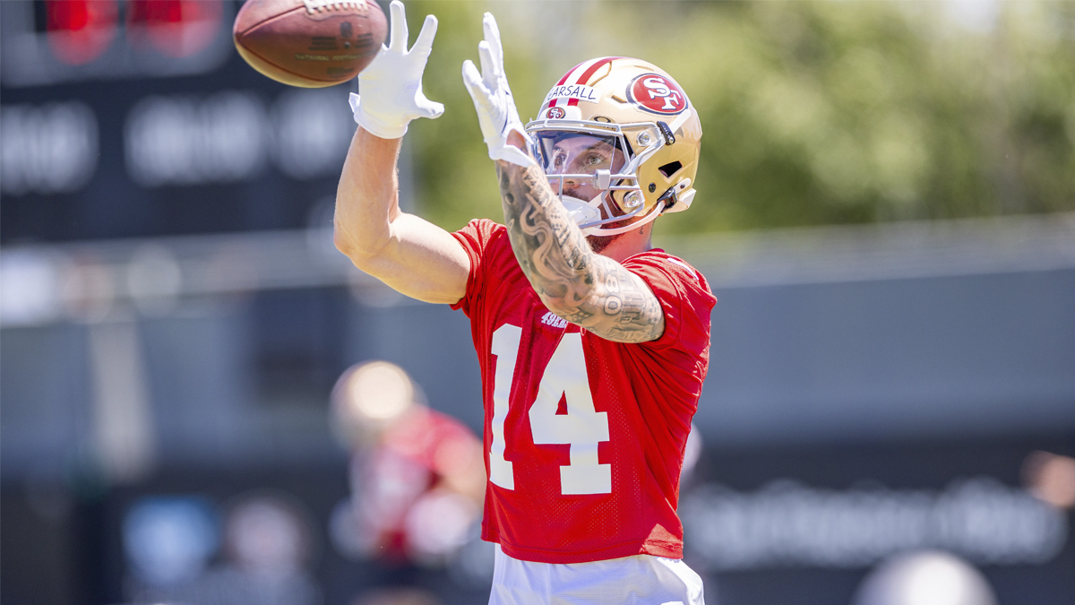 Kyle Shanahan describes 49ers rookie Ricky Pearsall's shoulder injury – NBC Sports Bay Area & California