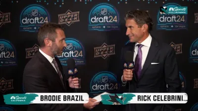 Rick Celebrini describes ‘surreal' feeling of seeing Sharks draft son Macklin