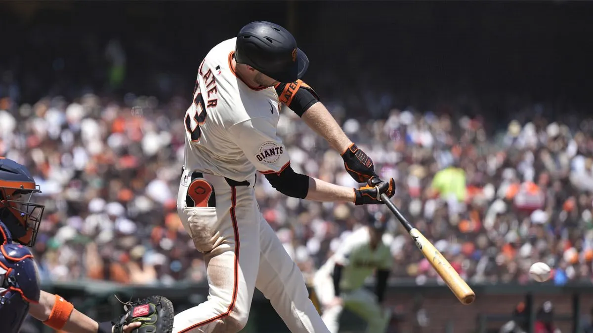 Austin Slater reprising Giants’ lefty killer role after scary