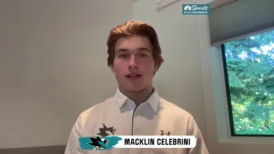 Celebrini admits he knew early on that he wanted to sign with Sharks