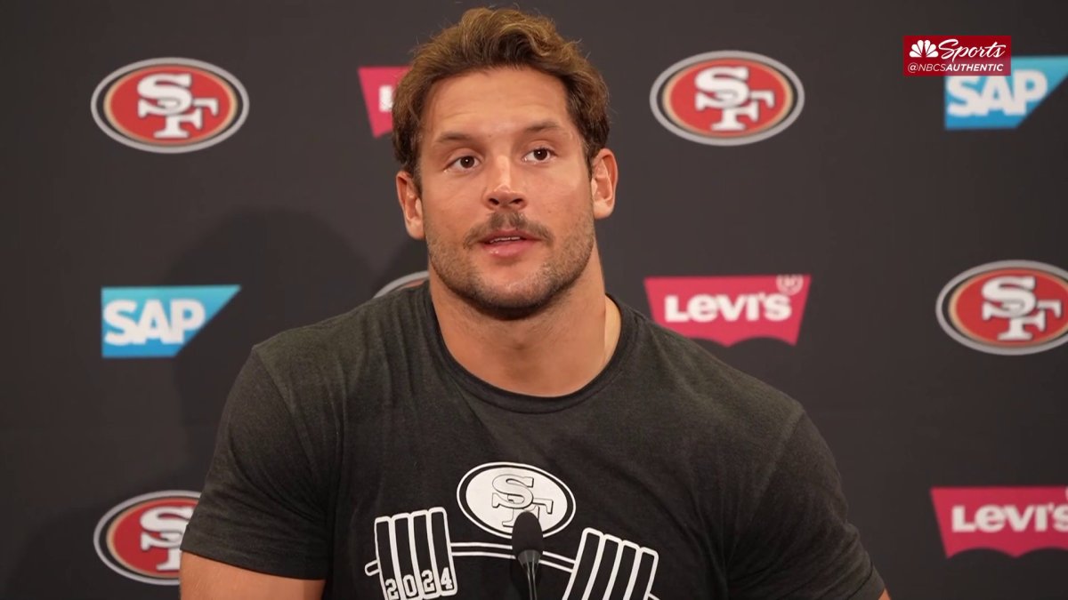 Nick bosa ready to grind his way to another super bowl appearance