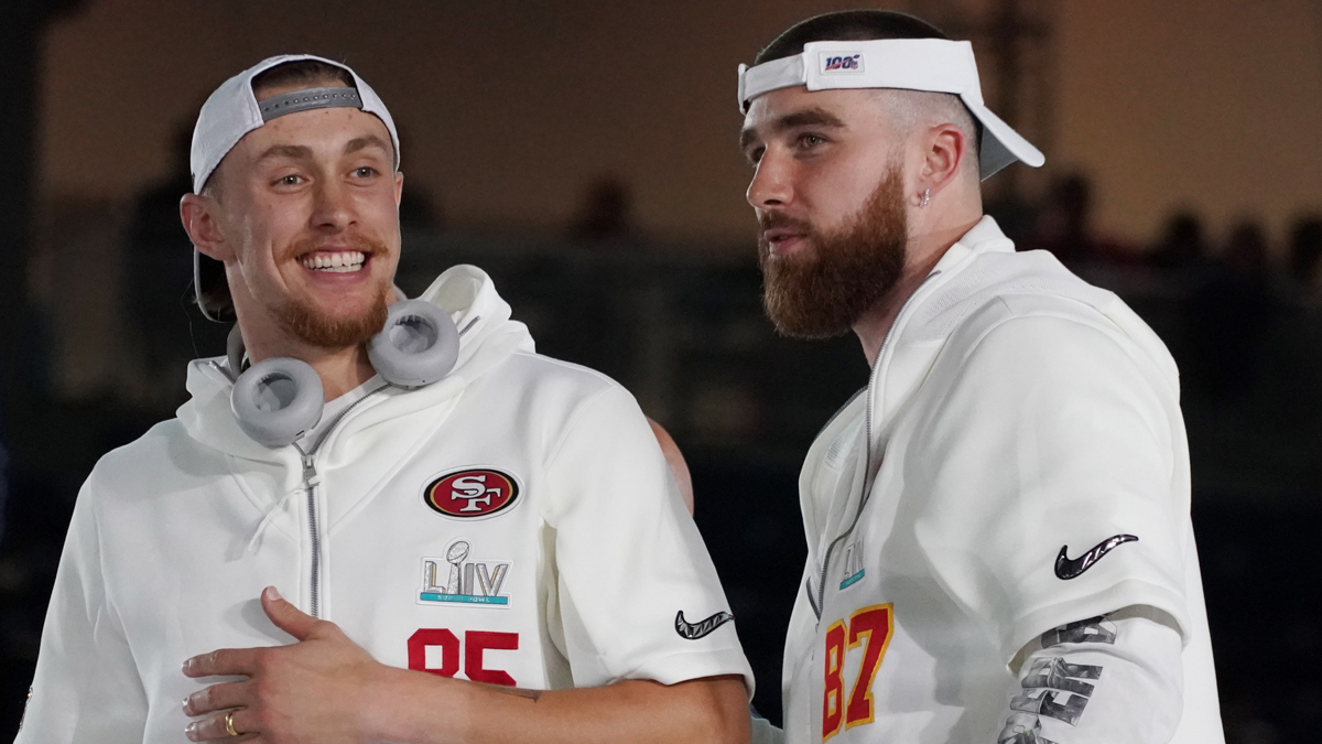 NFL exec calls Kittle ‘more explosive’ tight end than Kelce