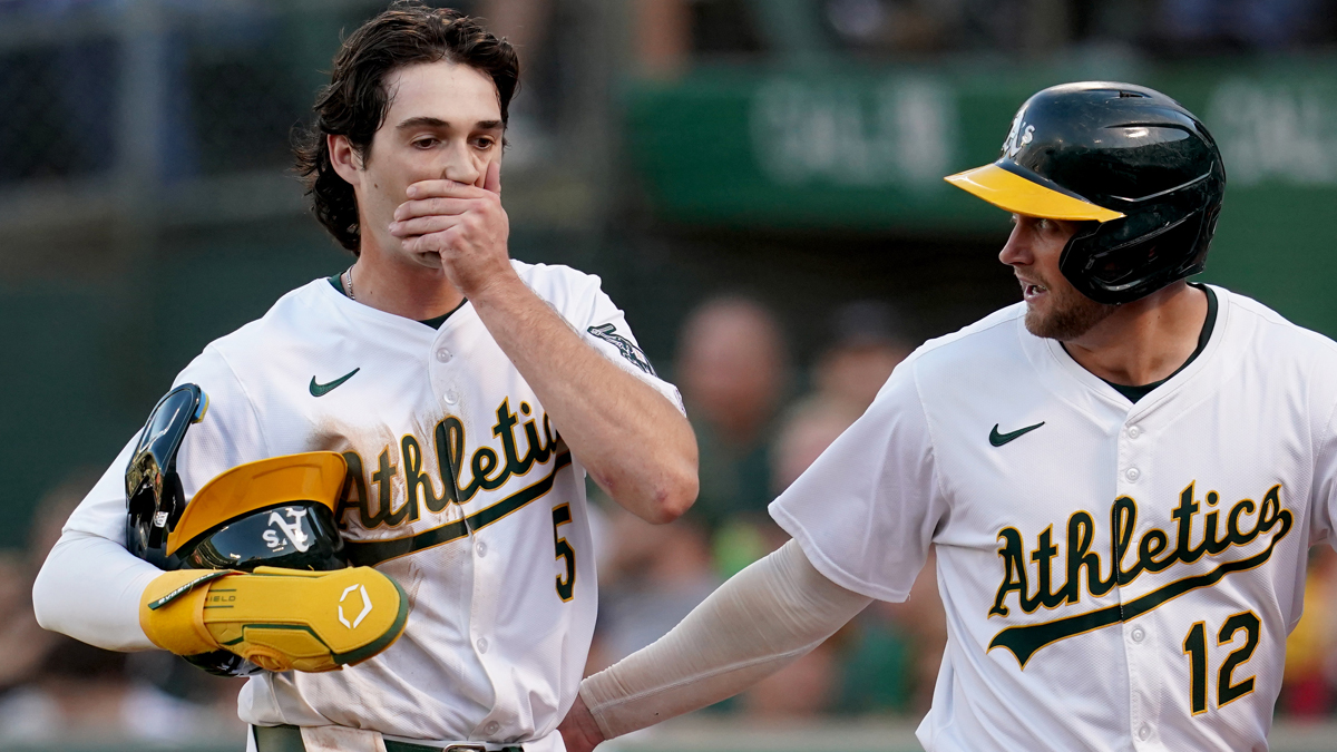 Athletics’ Jacob Wilson exits MLB debut with left hamstring strain ...