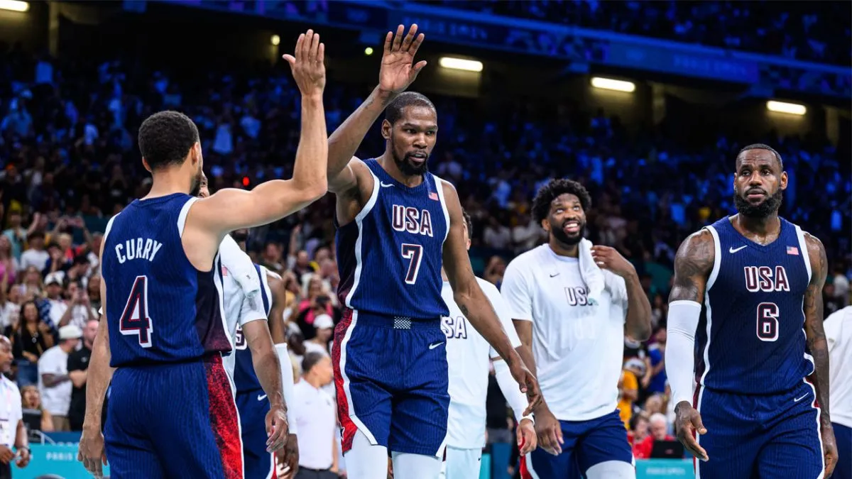 Team USA observations Kevin Durant drops 23 in Olympics win vs Serbia