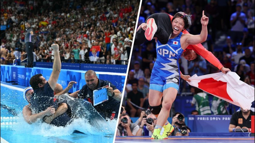 From madness to love: Check out some wild celebrations at the Paris Olympics