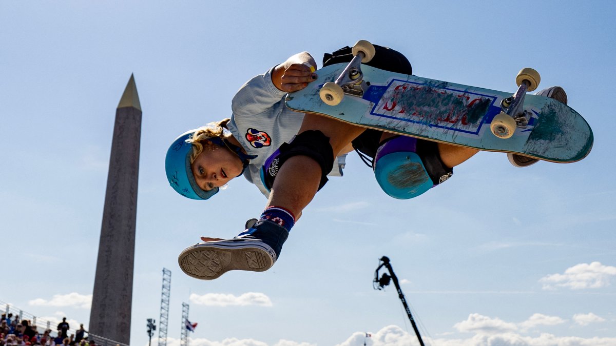 Watch Bryce Wettstein’s skateboarding runs in women’s park final NBC Watch Bryce Wettstein’s skateboarding runs in women’s park final NBC