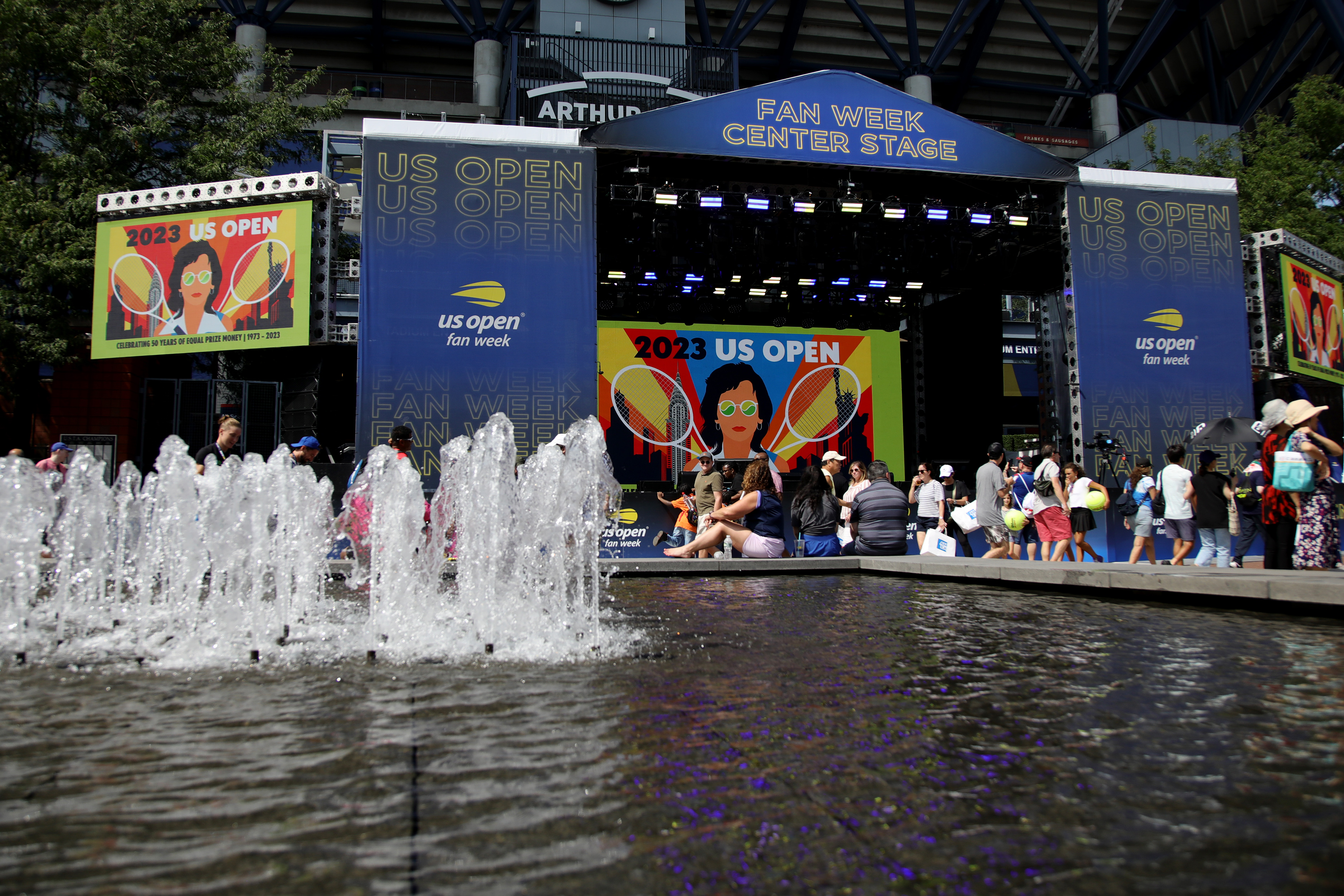 How to attend 2025 US Open Fan Week, free tennis matches, events