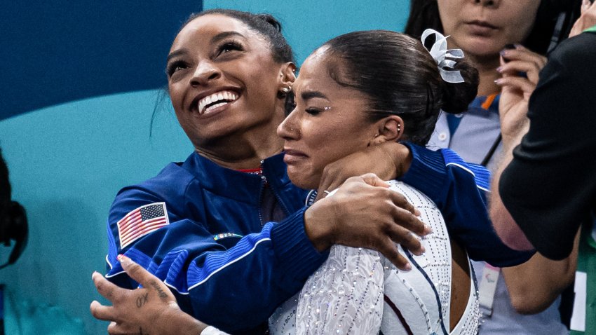 Simone Biles takes silver, Jordan Chiles bronze in gripping gymnastics floor final