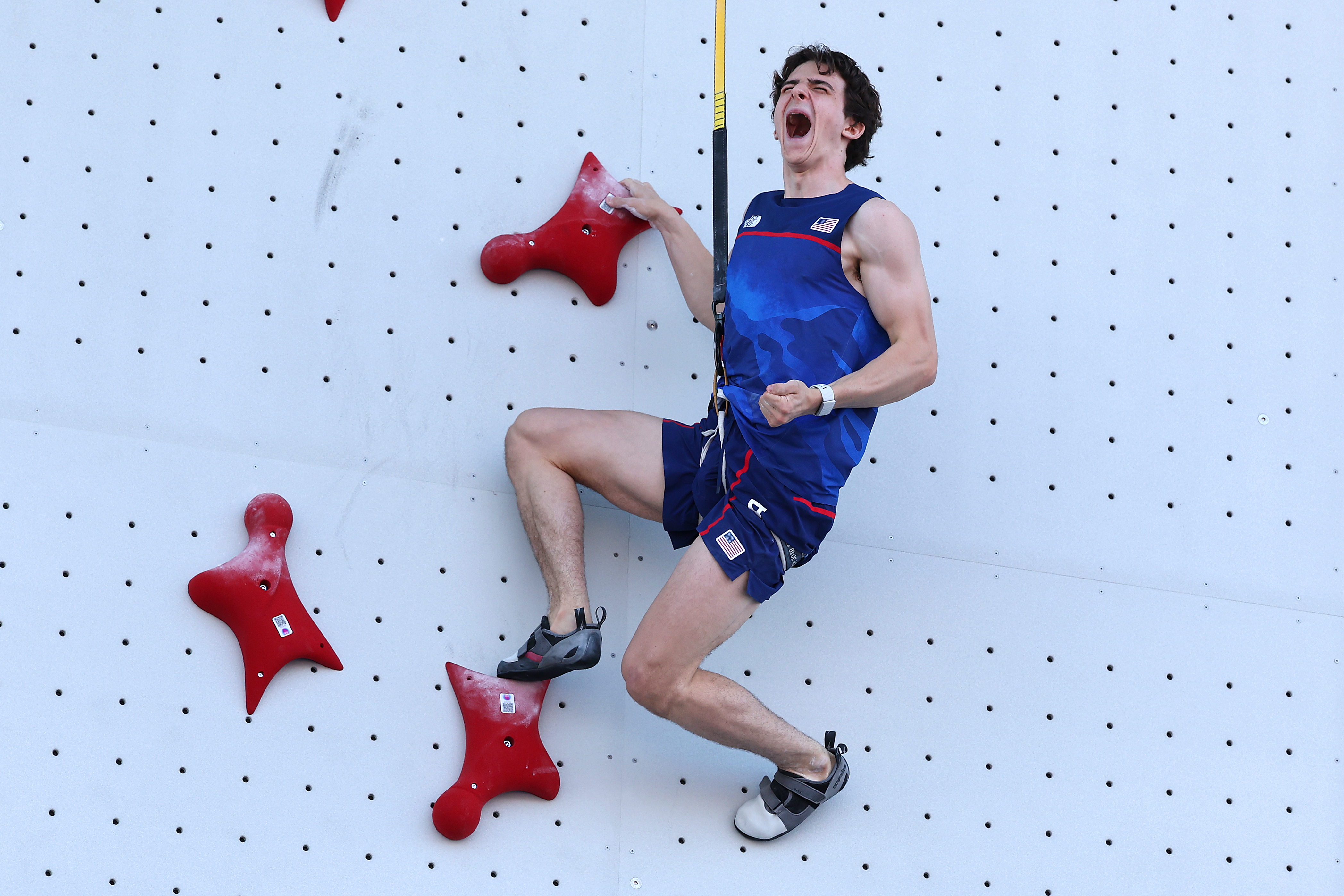 Sam Watson sets speed climbing world record at Olympics NBC Sports