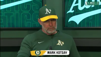 Kotsay breaks down A's wild extra innings win over Tigers