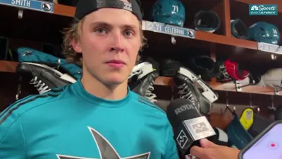 Smith shares excitement playing in Sharks uniform