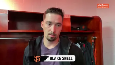 Snell assesses his 12-strikeout effort in Giants' win vs. Orioles