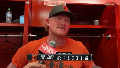 Giants' Webb ‘as frustrated as anybody' after loss to Orioles