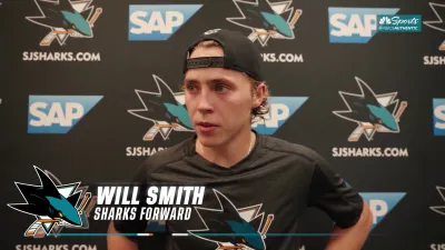 Sharks rookie Smith praises teammate Zetterlund's impressive snapshot