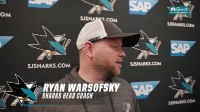 Warsofsky shares Sharks' dynamic after first training camp practice