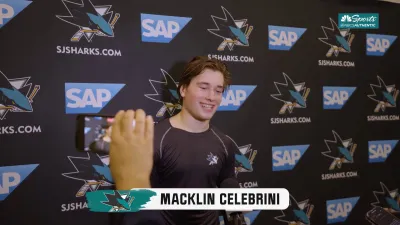 Celebrini downplays excitement on how he'll impact Sharks franchise